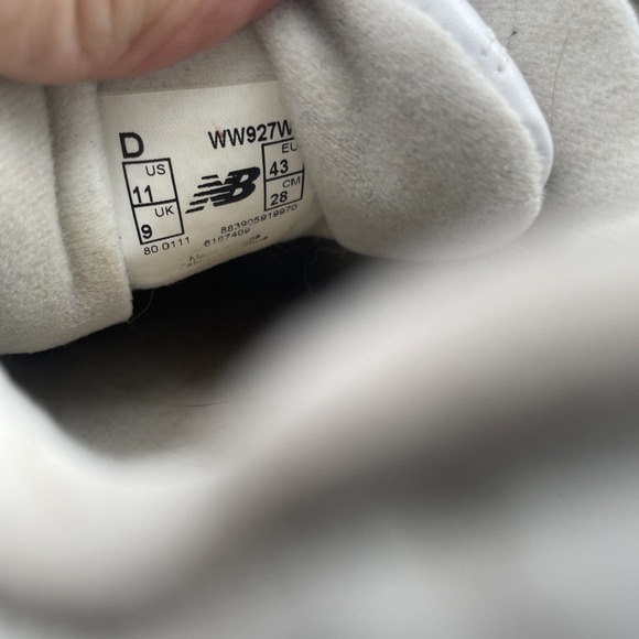 New Balance 927  Women's White Leather Abzorb SBS‎ Walking Comfort Shoes Sz 11 - Picture 7 of 10